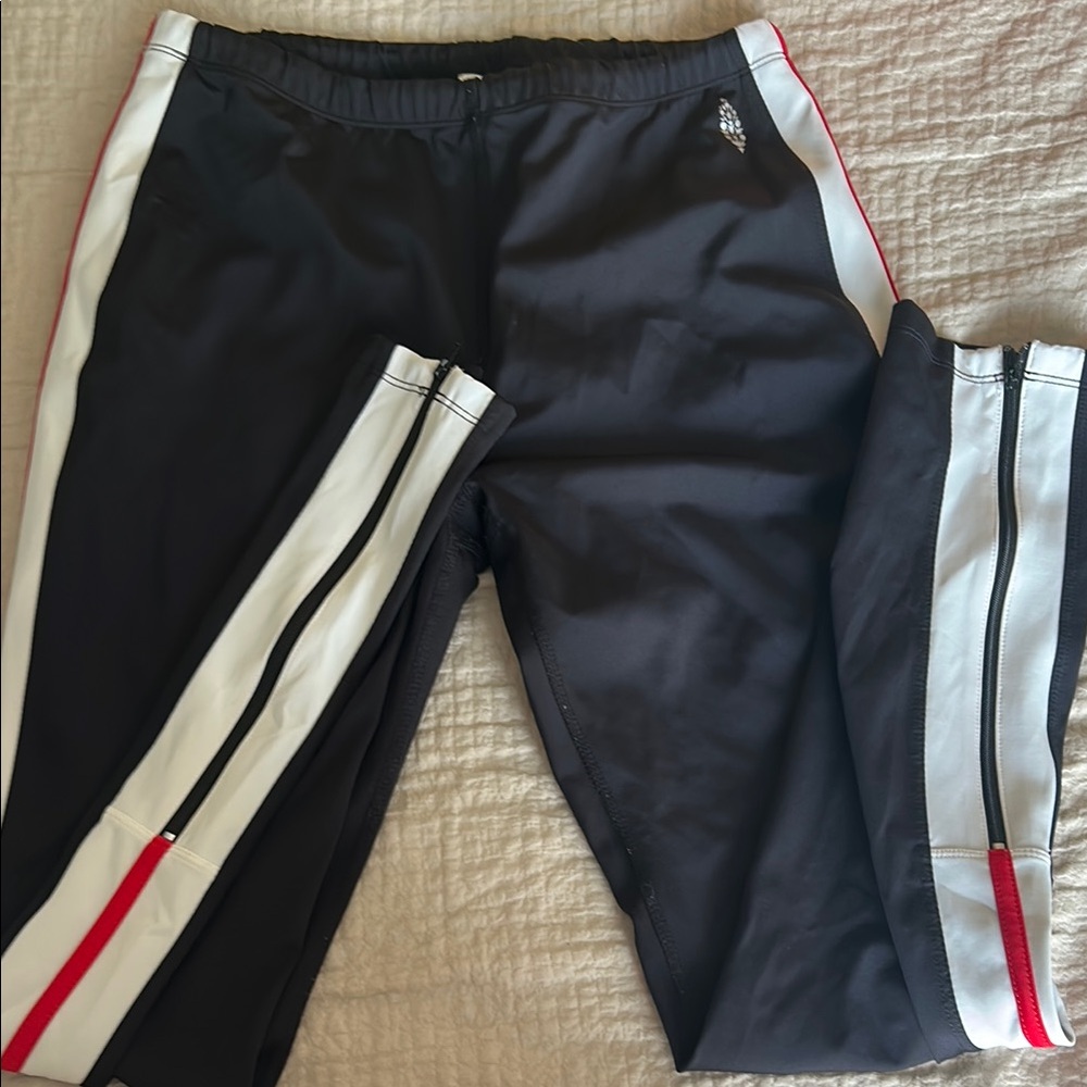Navy, Red, and White Soorts bra & Leggings Active Wear SET